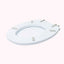 Capac WC cu burete alb, latime 340 mm, sistem inchidere standard