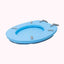 Capac WC cu burete albastru, latime 340 mm, inchidere standard