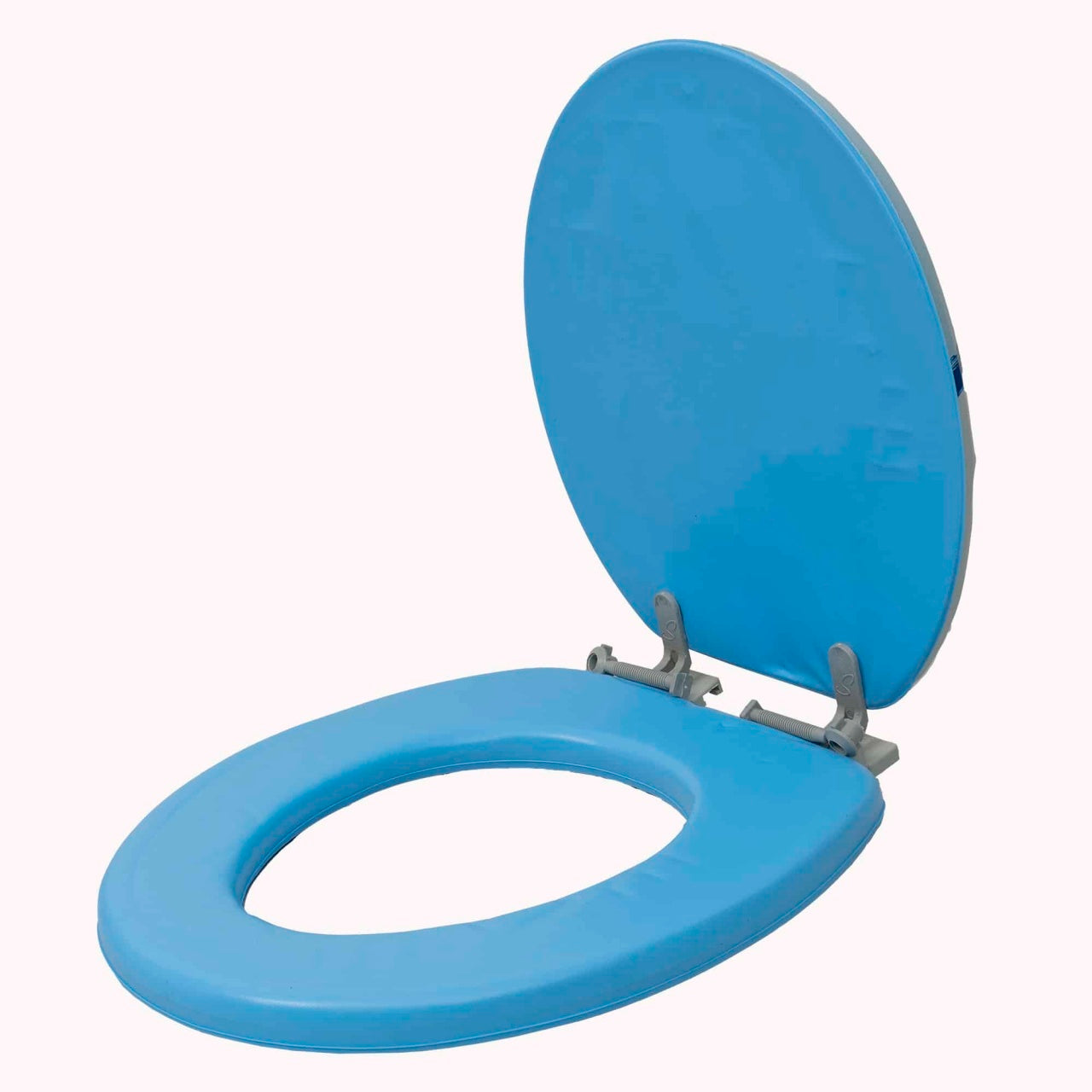 Capac WC cu burete albastru, latime 340 mm, sistem inchidere standard