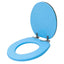 Capac WC cu burete albastru, latime 340 mm, sistem inchidere standard
