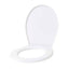 Capac WC universal din plastic, 45x36.5 cm, rezistent si usor de montat