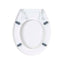 Capac WC universal din plastic, 45x36.5 cm, rezistent si usor de montat