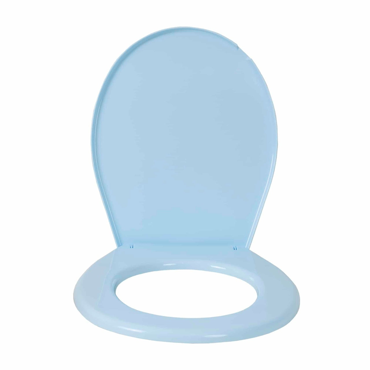 Capac WC universal din plastic, bleu, 45x36.5 cm