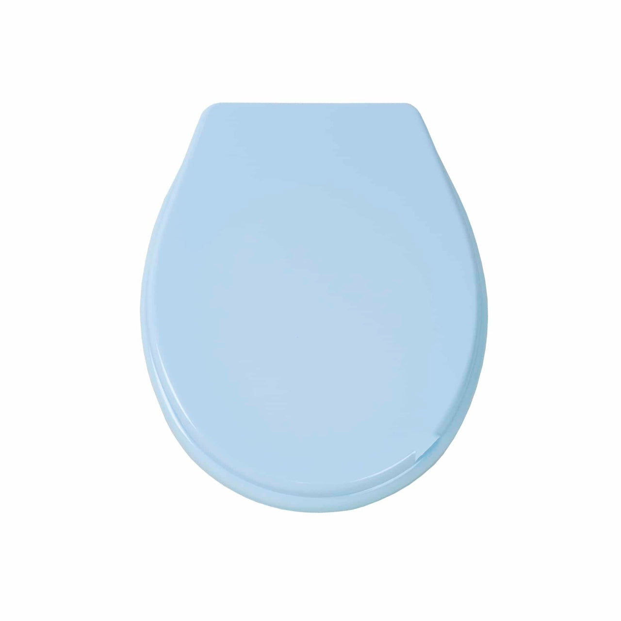 Capac WC universal din plastic, bleu, 45x36.5 cm