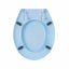 Capac WC universal din plastic, bleu, 45x36.5 cm