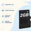 Card de Memorie microSD, 2 GB, Negru – imagine 3
