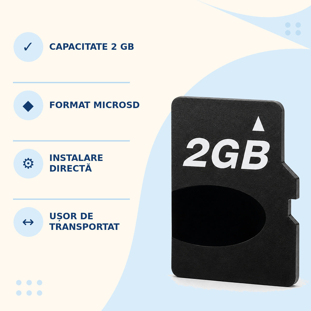 Card de Memorie microSD, 2 GB, Negru – imagine 3