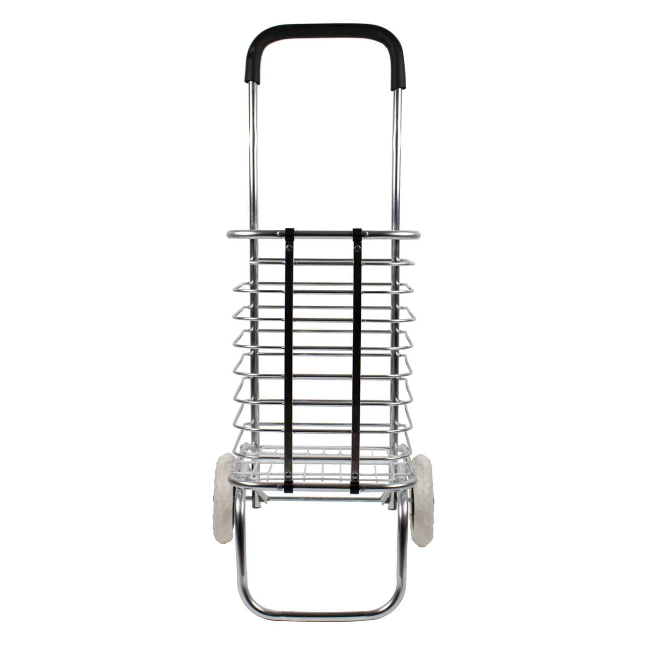 Carucior cumparaturi aluminiu cu 2 roti, usor si rezistent