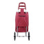 Carucior cumparaturi cu 6 roti si cadru metalic, sac impermeabil 58x21x33 cm