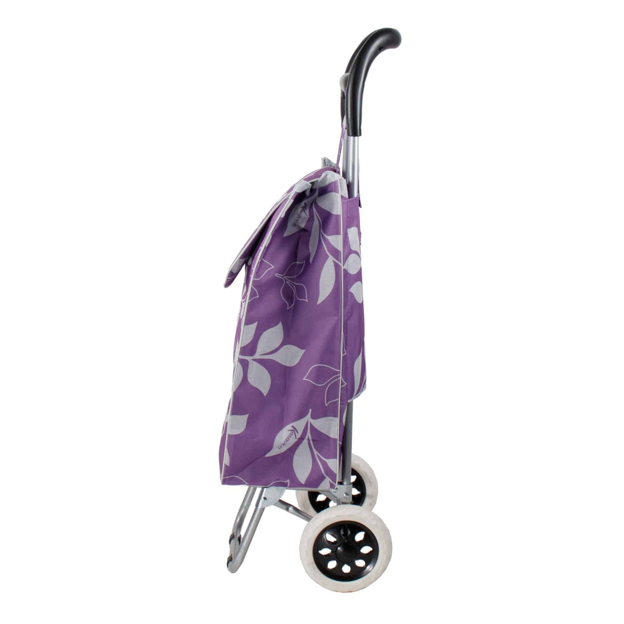 Carucior pentru cumparaturi cu 2 roti, sac impermeabil si cadru metalic