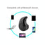 Casca mini Bluetooth 4.0 invizibila, Negru