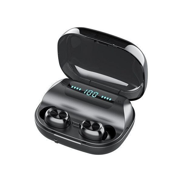 Casti Bluetooth Wireless Magphone, Bluetooth 5.0, Audio In-Ear, Handsfree, Compatibile Android & iOS, Negru, TWS-10