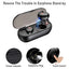 Casti FOXMAG24, blutooth 5.0 cu anulare a zgomotului, touch control, rezistent la transpiratie, HiFi 3D stereo sunet, microfon, negru
