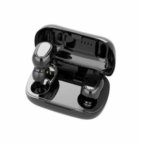 Casti FOXMAG24 L21, Bluetooth, rezistente la apa, cu super bass, apeluri de inalta calitate, autonomie 4h, negre