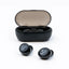 Casti wireless TWS A2, versiune bluetooth 5.0, microfon incorporat, distanta functionare 10 m, design minimalist, Negru, FOXMAG24®
