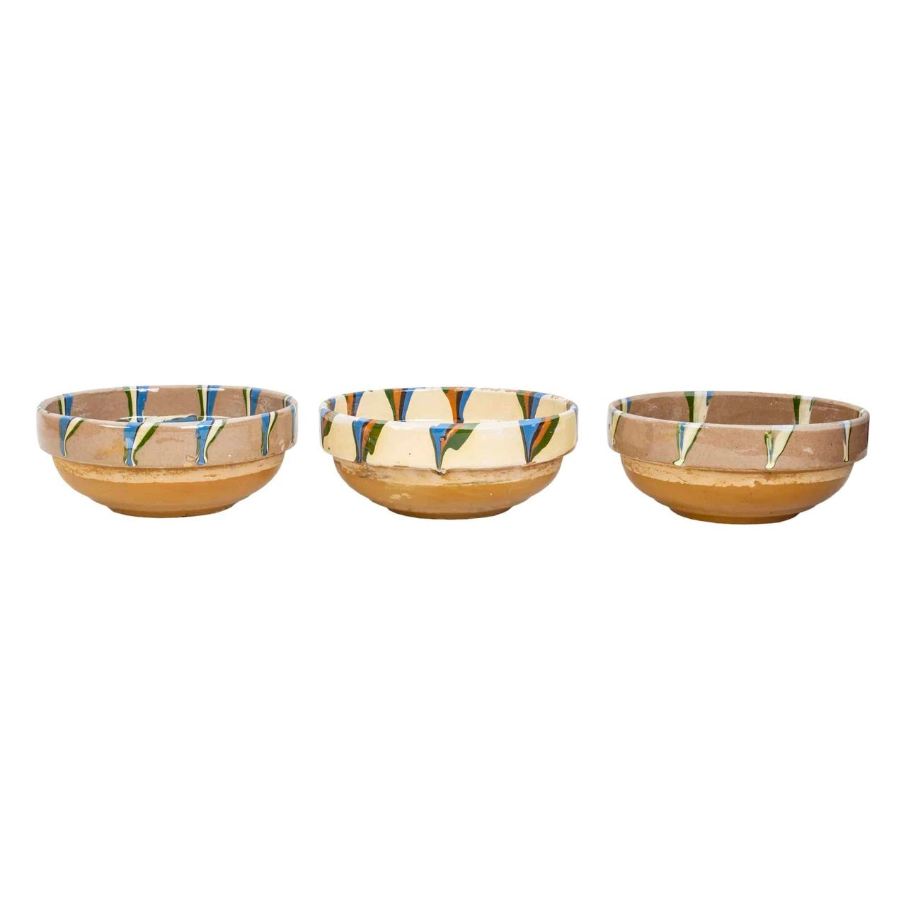 Castron rotund din ceramica, diametru 16cm, realizat manual