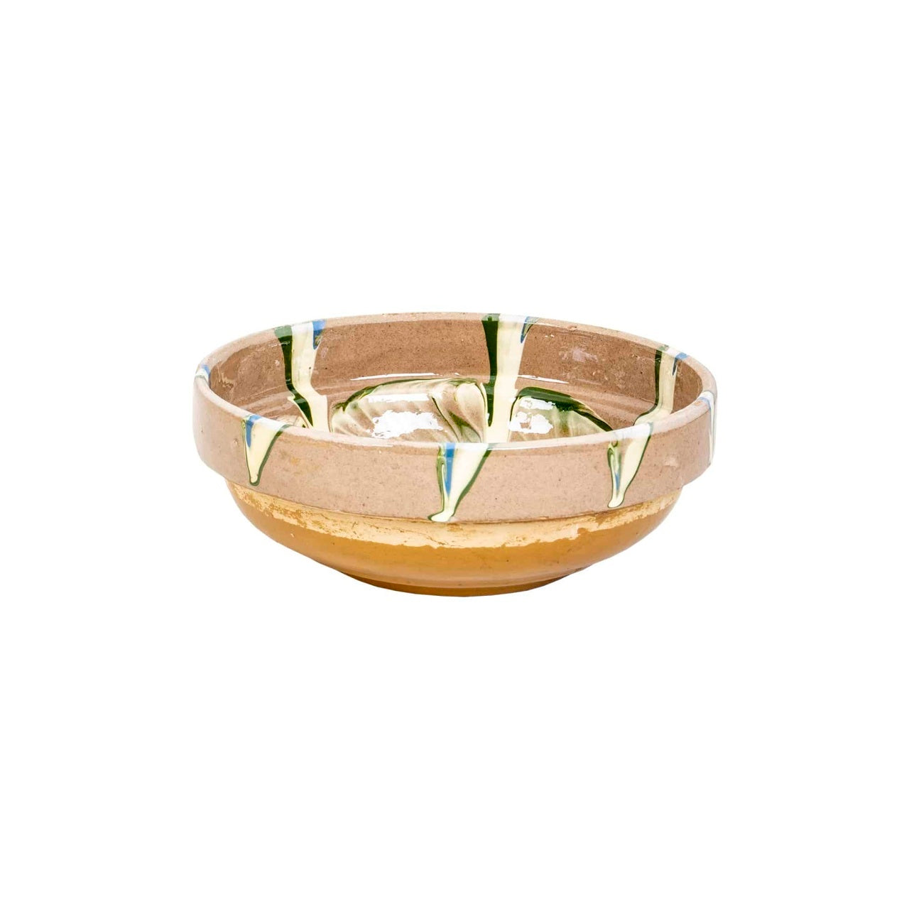 Castron rotund din ceramica, diametru 16cm, realizat manual