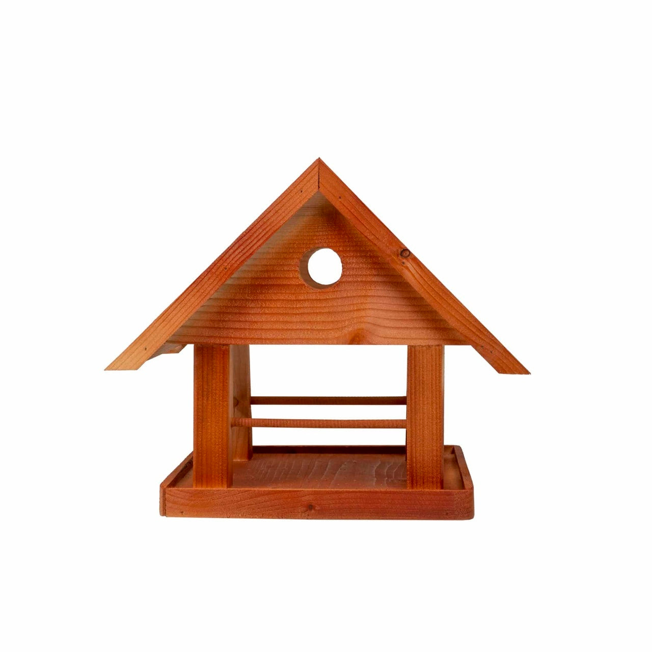 Casuta din lemn pentru pasari, dimensiuni 33x26x28 cm
