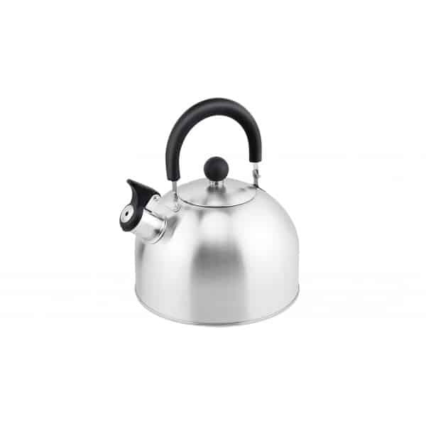 Ceainic inox cu fluier, capacitate 3L, exterior polishat, compatibil cu toate sursele de caldura