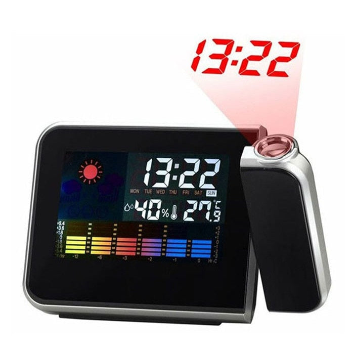 Ceas cu calendar, alarma si proiecte tip LED DS-8190, alarma, LCD, ecran color PRO