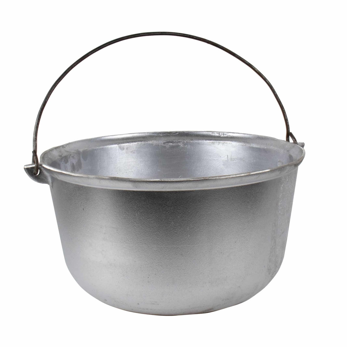 Ceaun aluminiu alimentar 25L cu maner, ideal pentru gospodarie si camping