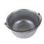Ceaun aluminiu alimentar 25L cu maner, ideal pentru gospodarie si camping