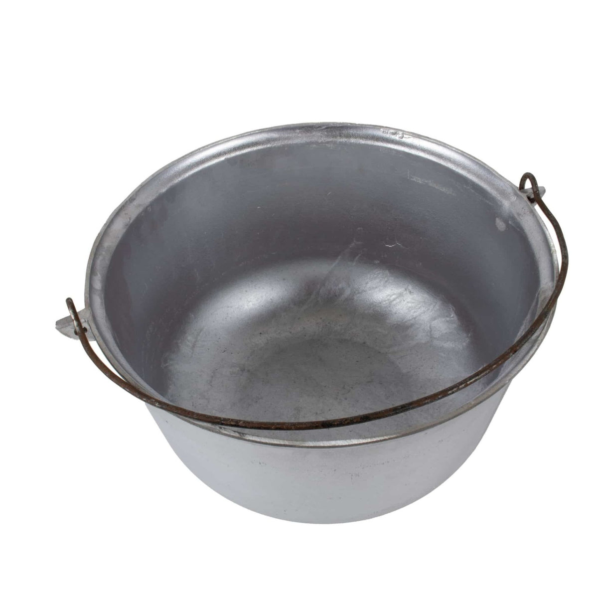 Ceaun aluminiu alimentar 25L cu maner, ideal pentru gospodarie si camping