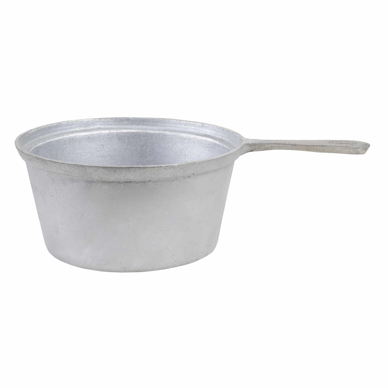 Ceaun cu coada din aluminiu alimentar, capacitate 4L, fund drept