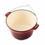 Ceaun fonta emailata 22x13 cm, capacitate 3 L, grosime baza 4 mm