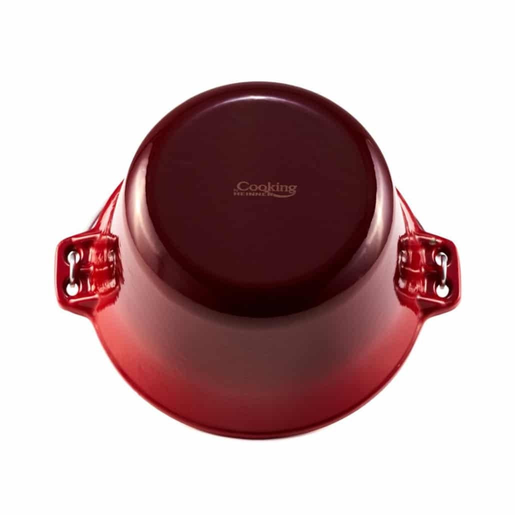 Ceaun fonta emailata 37x17.5 cm, capacitate 10 L, grosime baza 4 mm