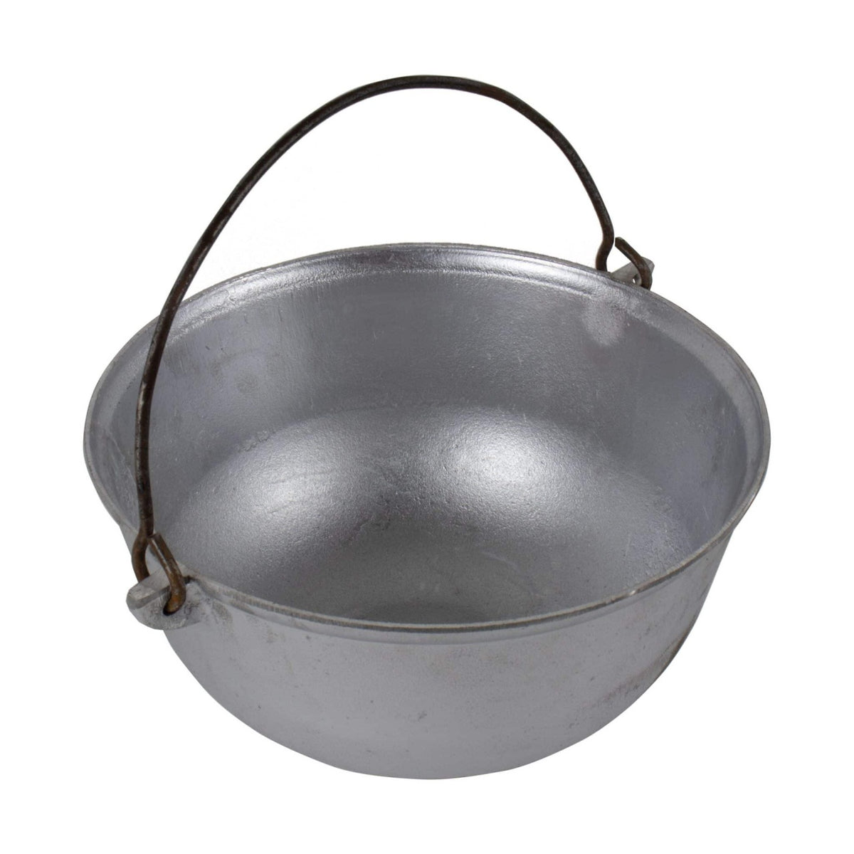 Ceaun tuci aluminiu alimentar 10 L cu maner, ideal pentru gospodarie si camping
