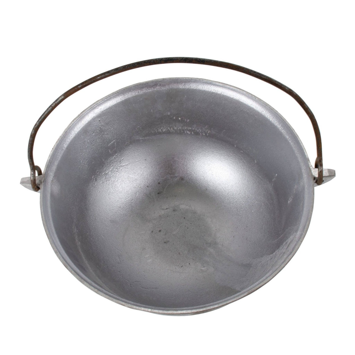 Ceaun tuci aluminiu alimentar 10 L cu maner, ideal pentru gospodarie si camping