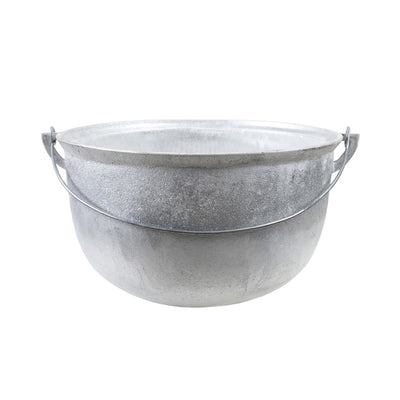Ceaun tuci aluminiu alimentar 12L cu fund rotund