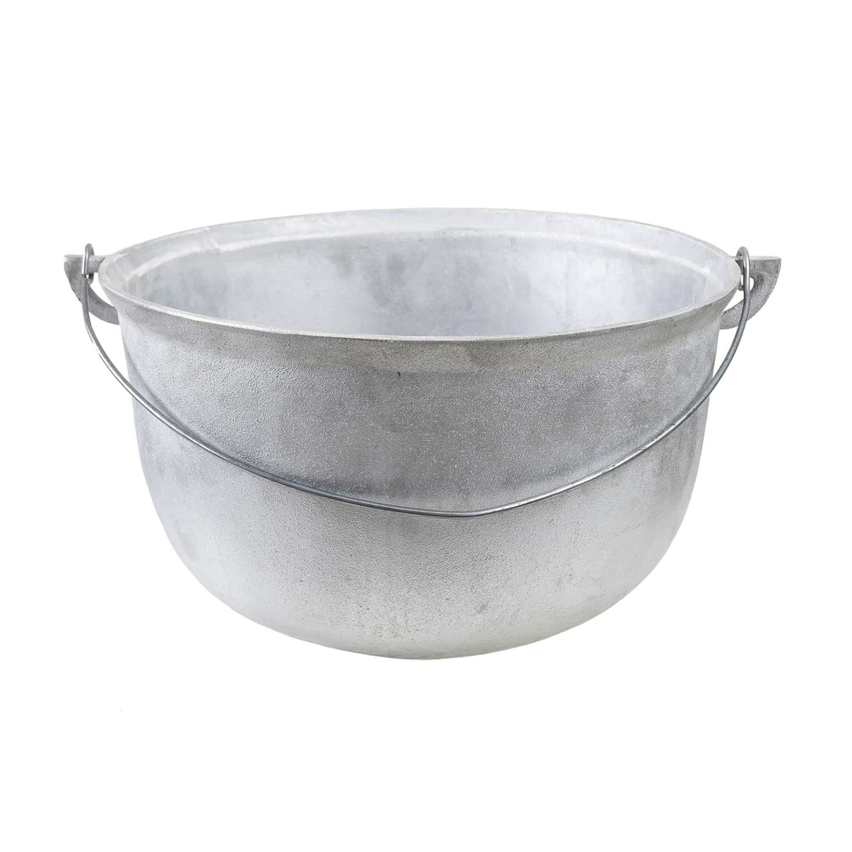 Ceaun tuci aluminiu alimentar 15L cu fund rotund