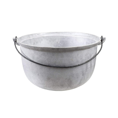 Ceaun tuci aluminiu alimentar 30L cu fund rotund