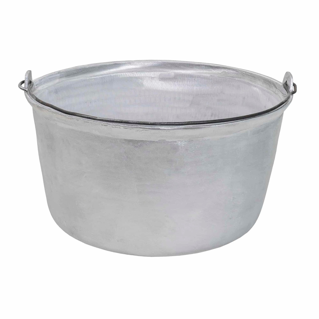 Ceaun tuci aluminiu alimentar 40L cu fund drept