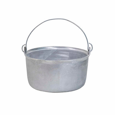 Ceaun tuci aluminiu alimentar, capacitate 3L, fund drept