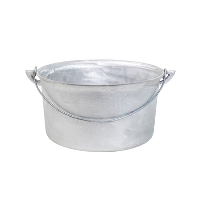 Ceaun tuci aluminiu alimentar, capacitate 8L, fund drept