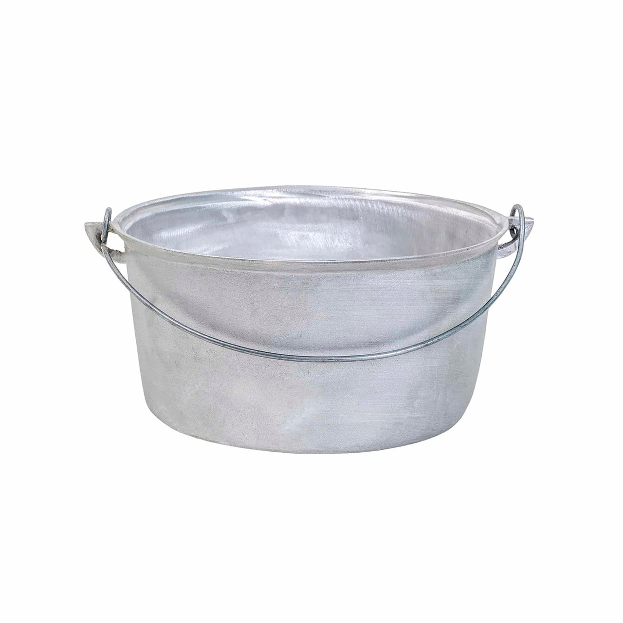 Ceaun tuci aluminiu alimentar cu capacitate 5L si fund drept