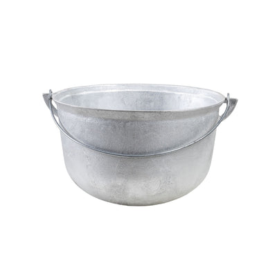 Ceaun tuci din aluminiu alimentar, capacitate 7L, fund rotund