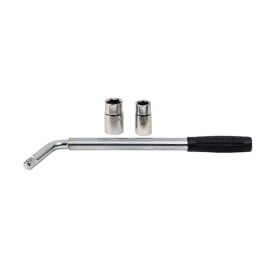 Cheie de roata telescopica cu mufe 17/19mm si 21/23mm, lungime reglabila