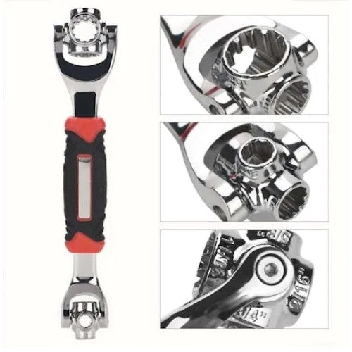 Cheie multifunctionala FOXMAG24 48 in 1, universala, rotire 360 grade, inclinare 45 grade, metal, foarte utila