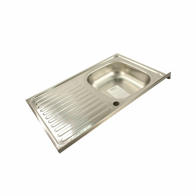 Chiuveta inox anticalcar 0,6mm, dimensiuni 50x80 cm, cuva stanga sau dreapta