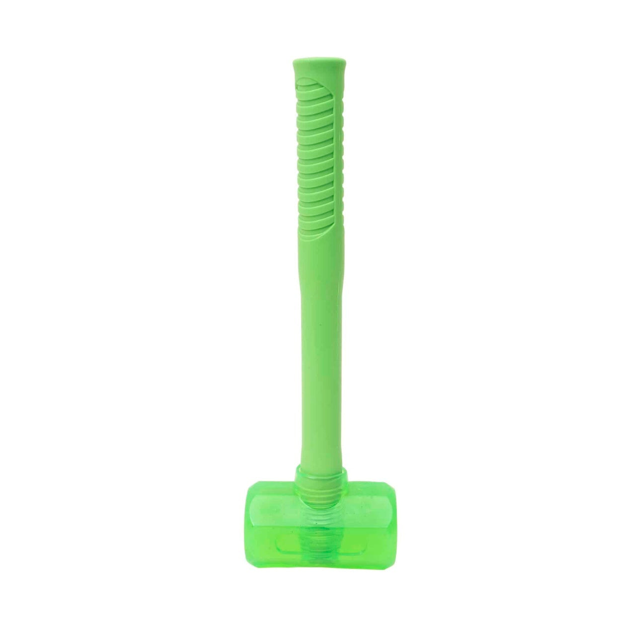 Ciocan de silicon cu maner PVC, 410g, verde, 33cm lungime