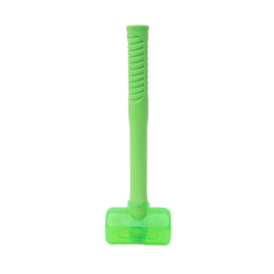 Ciocan de silicon cu maner PVC, 410g, verde, 33cm lungime