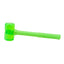 Ciocan de silicon cu maner PVC, 410g, verde, 33cm lungime