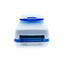 Cititor USB 2.0 pentru carduri de memorie MicroSD, SDHC, M2, MMC, cu capac rotativ, albastru