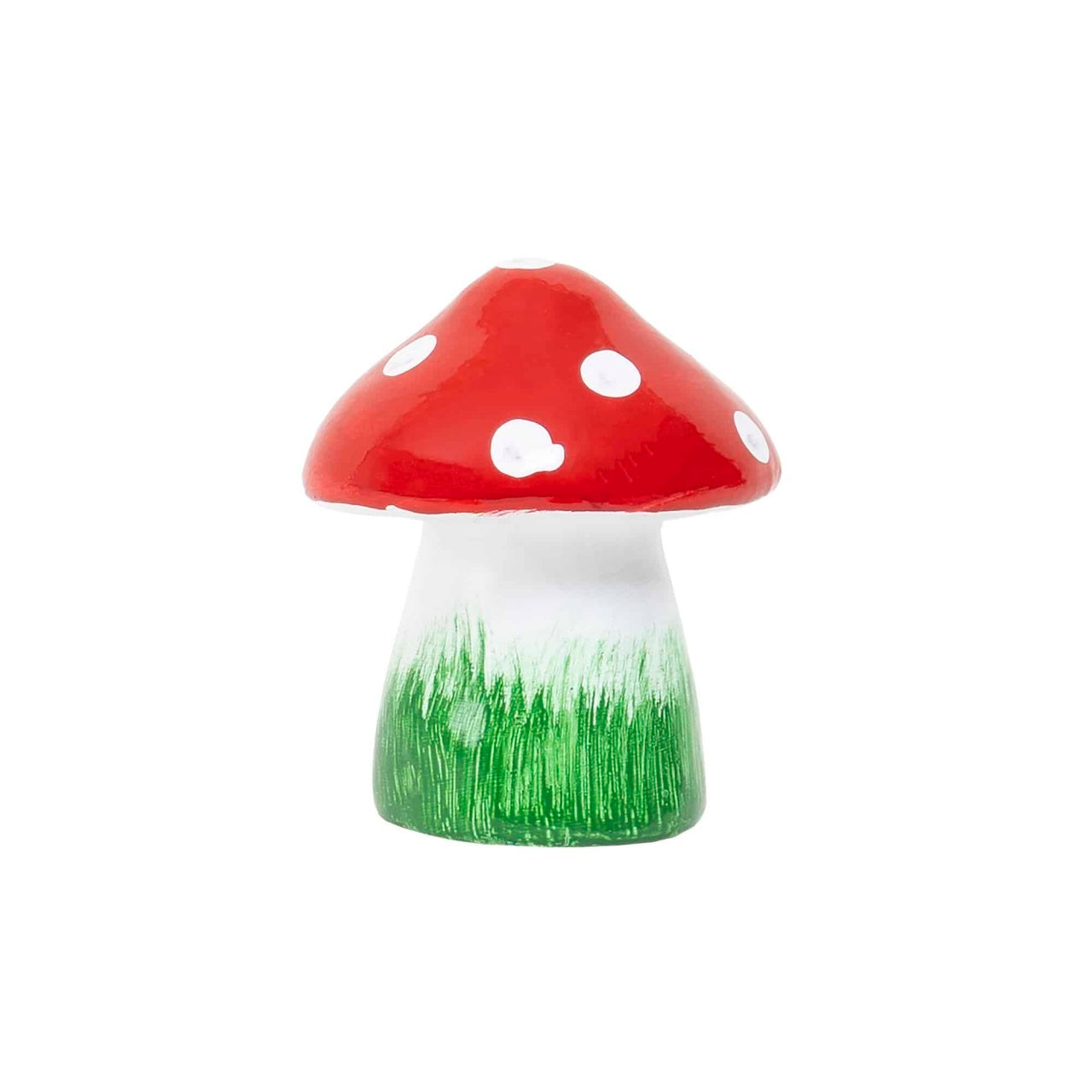 Ciuperca decorativa mica din ceramica pentru gradina, 14cm inaltime, 10cm latime
