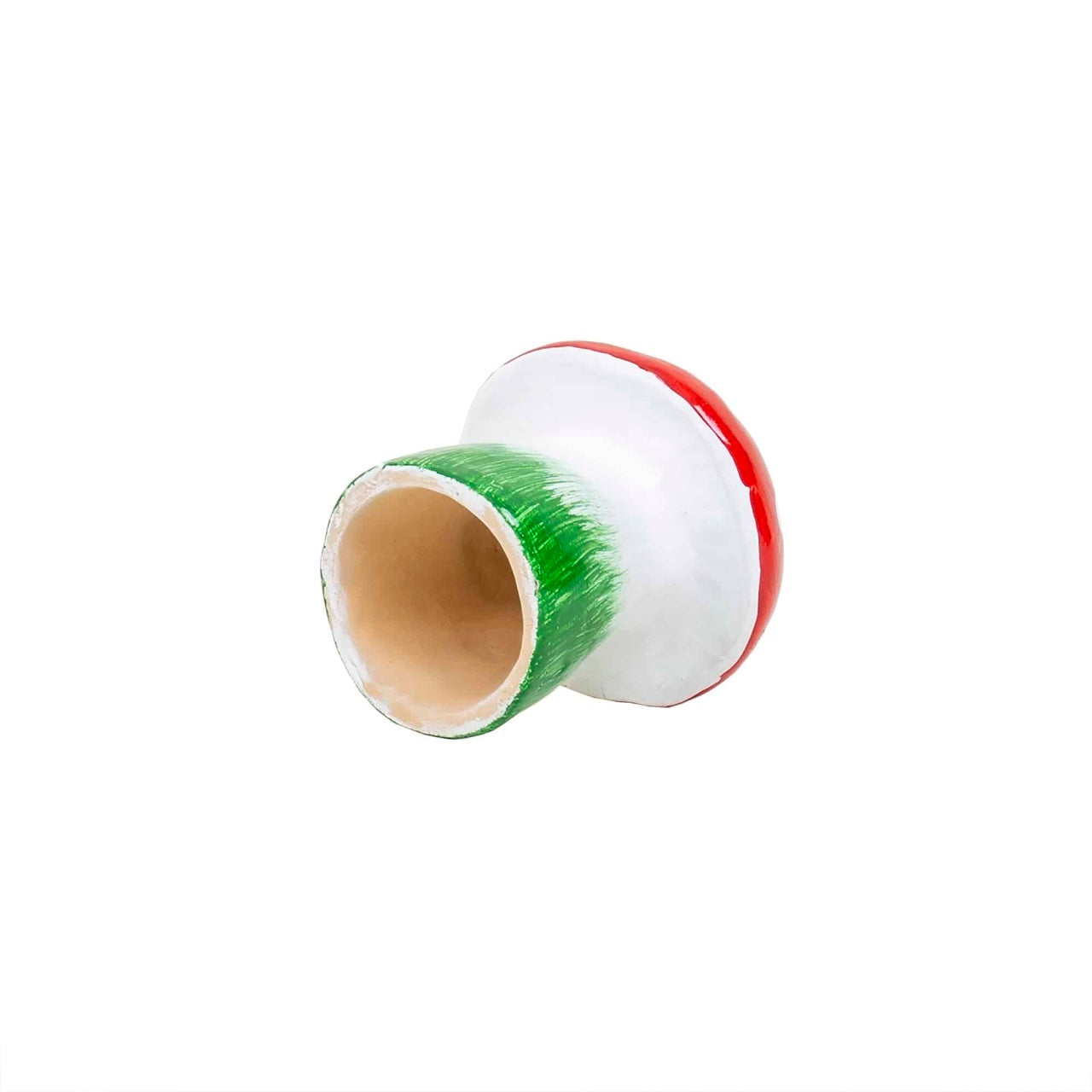 Ciuperca decorativa mica din ceramica pentru gradina, 14cm inaltime, 10cm latime