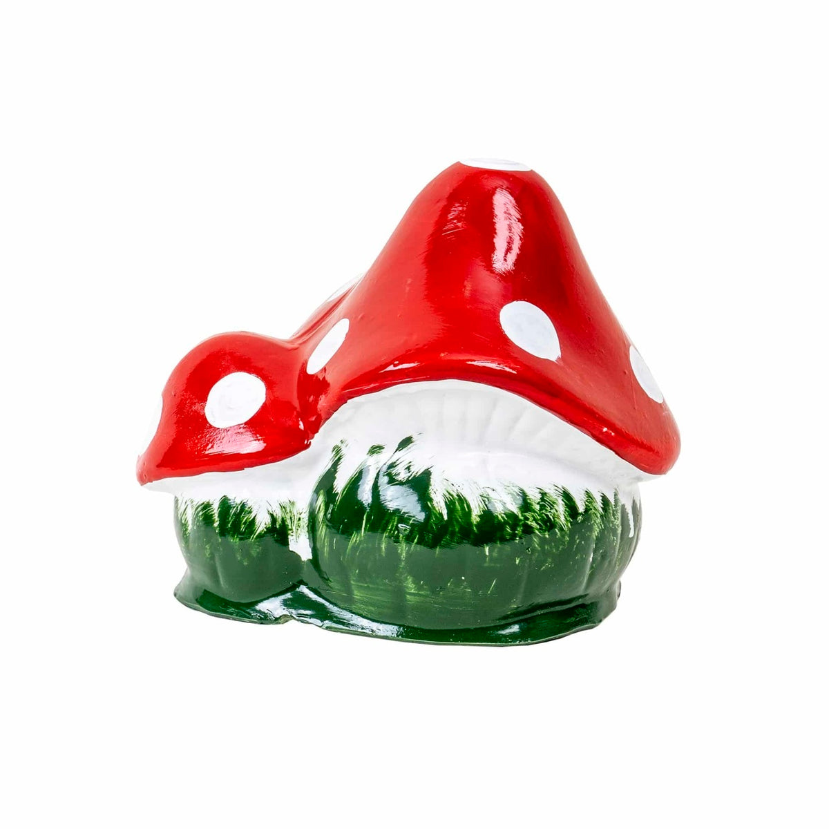 Ciuperca decorativa pentru gradina din ceramica, 20x20x16 cm, mijlociu